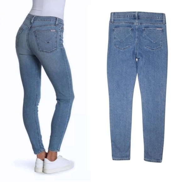 HUDSON Blair High-Rise Super Skinny Jeans in Sparrow Size 27 - Picture 3 of 12